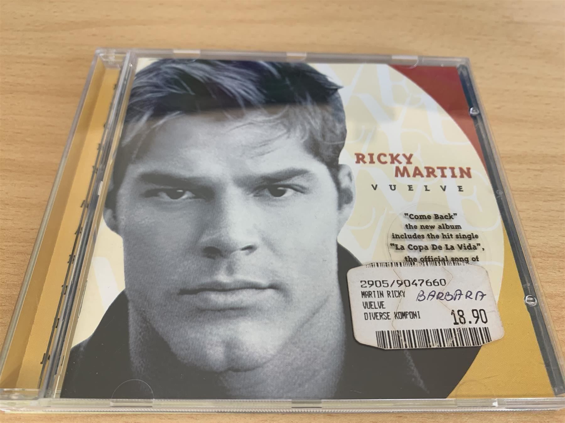 CDs: Ricky Martin – Vuelve – Gebraucht aus Rikon im Tösstal von Alpenmutz