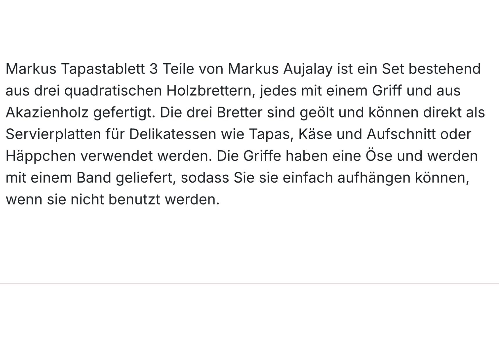 Holzartikel: Holzbrett – Neu und originalverpackt aus Erlenbach ZH von Blondie1966 3