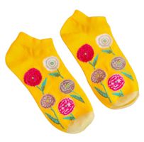 Sneaker-Socken Blumen / Flowers