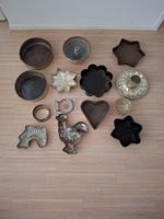 Lot mit 14 gebrauchten grossen Back- resp. Kuchenformen
