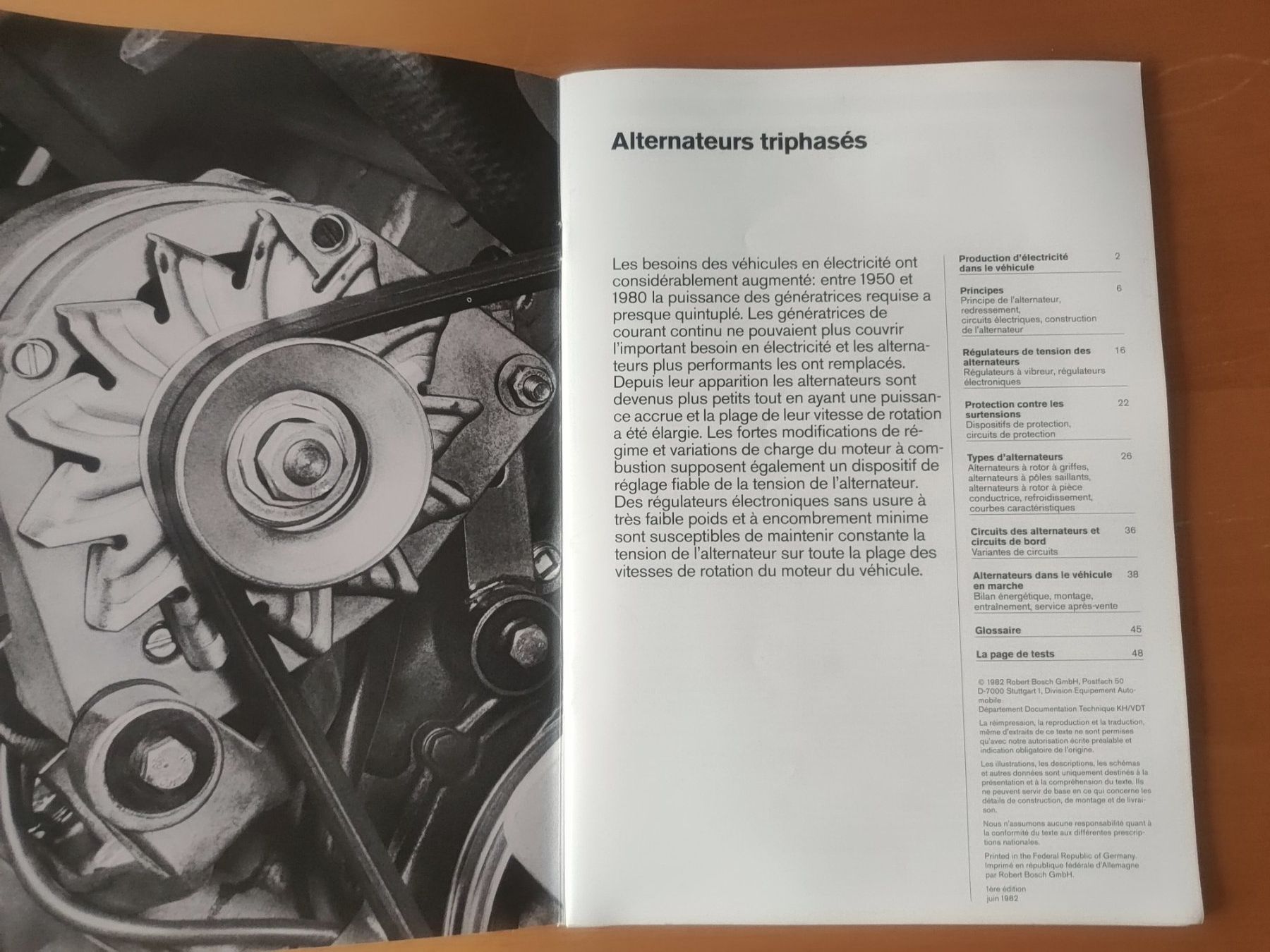 Bücher: Manuel technique Bosch Alternateurs triphasés – Gebraucht aus Vulliens von cochise0 1