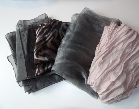 4 Foulards zum Schnäppchenpreis