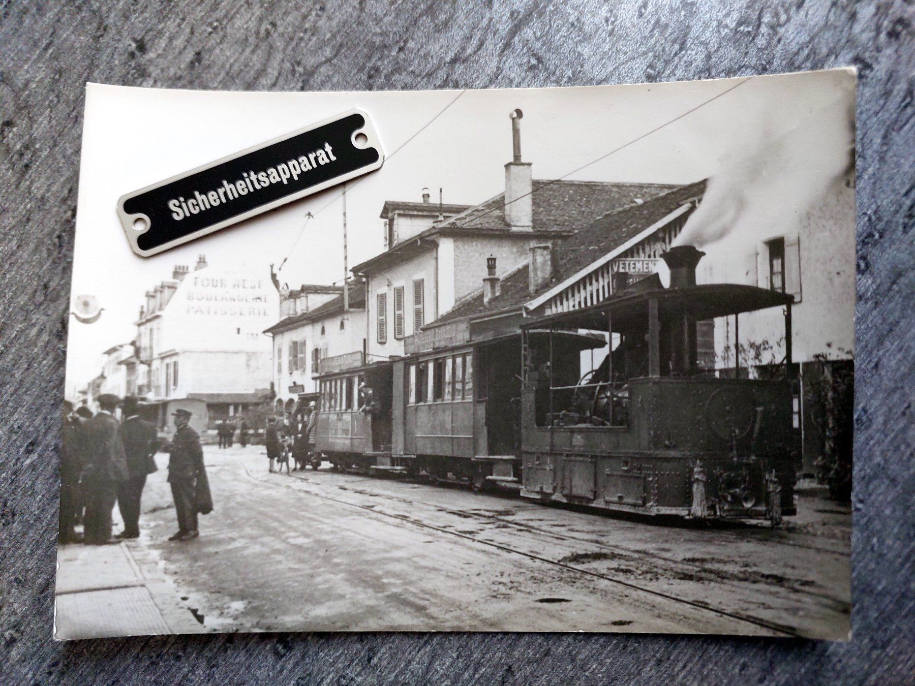 Cartoline postali: Dampftram in Genf - Foto-AK – Usato da Schönenwerd venduto da Steidi