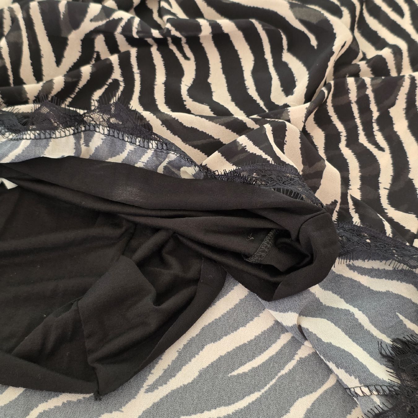Vestiti: Chiffonkleid mit Spitze - Grösse  S/M - Neu – Nuovo (secondo la descrizione) da Rheinsulz venduto da Gilea 9