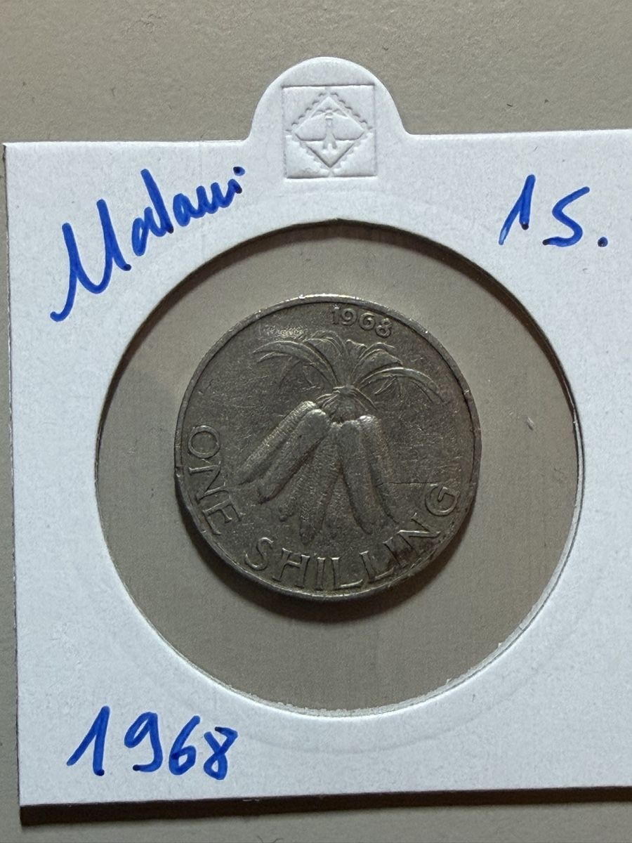 Tutti le monete: Malawi - 1 shilling - 1968 – Usato da Payerne venduto da Mike1682
