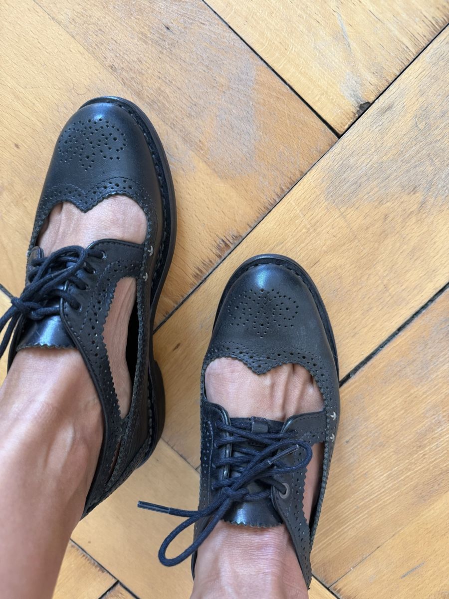 Damenschuhe: Rag & Bone schwarze Lederschuhe, Gr 36 – Gebraucht aus Kriens von tam_l8v2