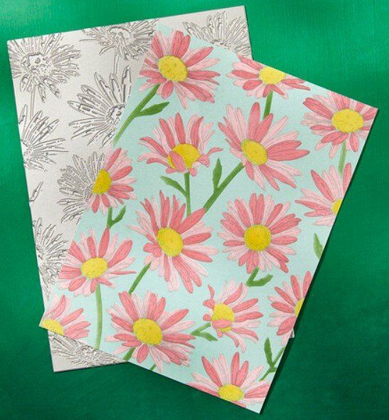 Sciablone: Spellbinders BetterPress-Hot Foil Plate  ** Daisy Shower ** – Nuovo e nell'imballaggio originale da Rubigen venduto da rofi100 5