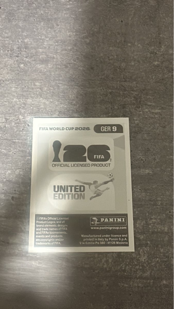 Panini Carte collezionabili: GER 9 , FIFA WORLD CUP 2026 PANINI  – Nuovo (secondo la descrizione) da Frauenfeld venduto da 1PegPeg1 1