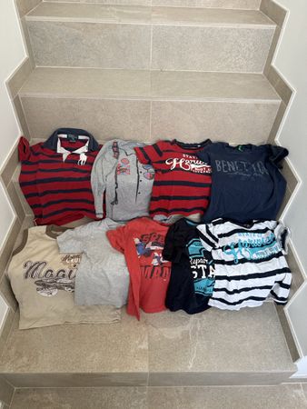 Kinder Kleiderpaket, T-Shirts, Gr. 110/116