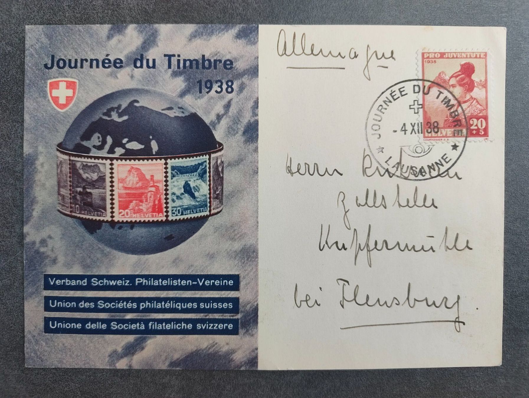 Tutti i francobolli: Tag der Briefmarke - 1937 und 1938 – Usato da Adliswil venduto da Swiss_Coolio 3
