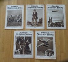 5 x Antike Schweizer Illustrierte Zeitung, Jahrgang 1924