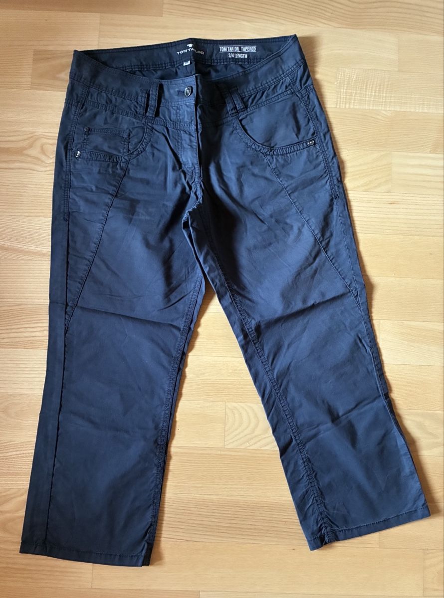 Tom Tailor Pantaloni: Tom Tailor Damen Hose 3/4 Länge Grösse 36 – Usato da Stallikon venduto da shop100