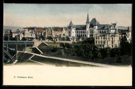 Bern, Kirchenfeld, Strassenpartie mit Br