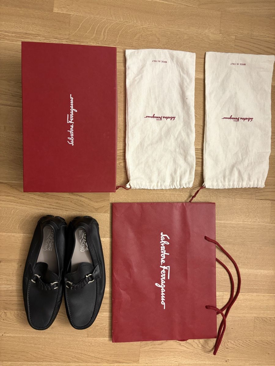 Chaussures hommes: Salvatore Ferragamo Stuart Driver shoes size 9 – Neuf (Voir description) à Zürich par sar_ck7h