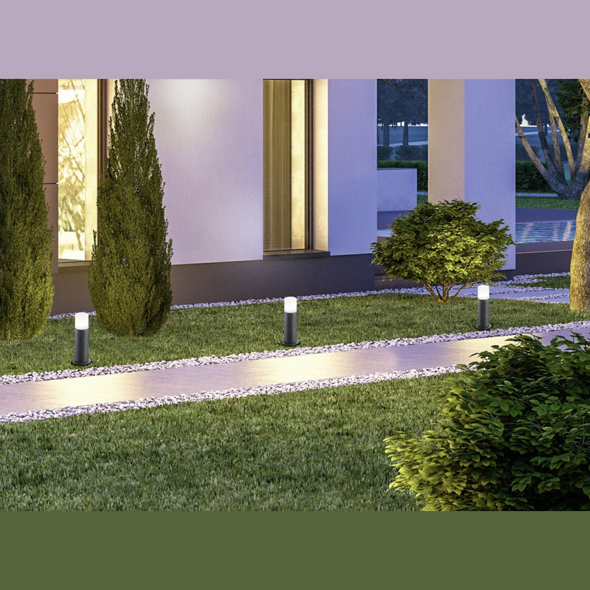 Lampen: Aussen Stehleuchte, Anthrazit, IP44 – Neu (gemäss Beschreibung) aus Kreuzlingen von Smart-Light 1