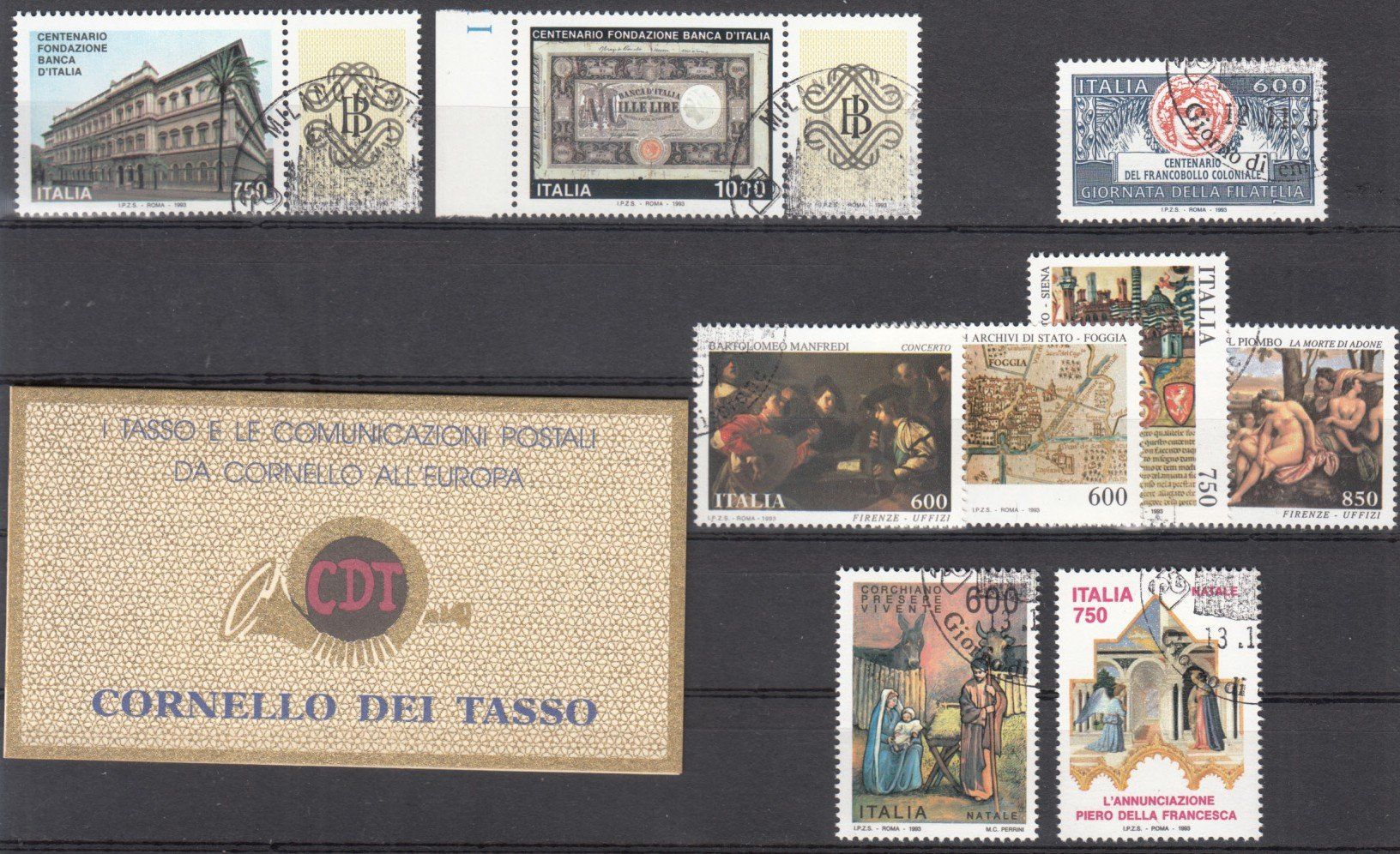 Tutti i francobolli: Italien 1993 mit ET – Usato da Bürglen TG venduto da StampGraf 4