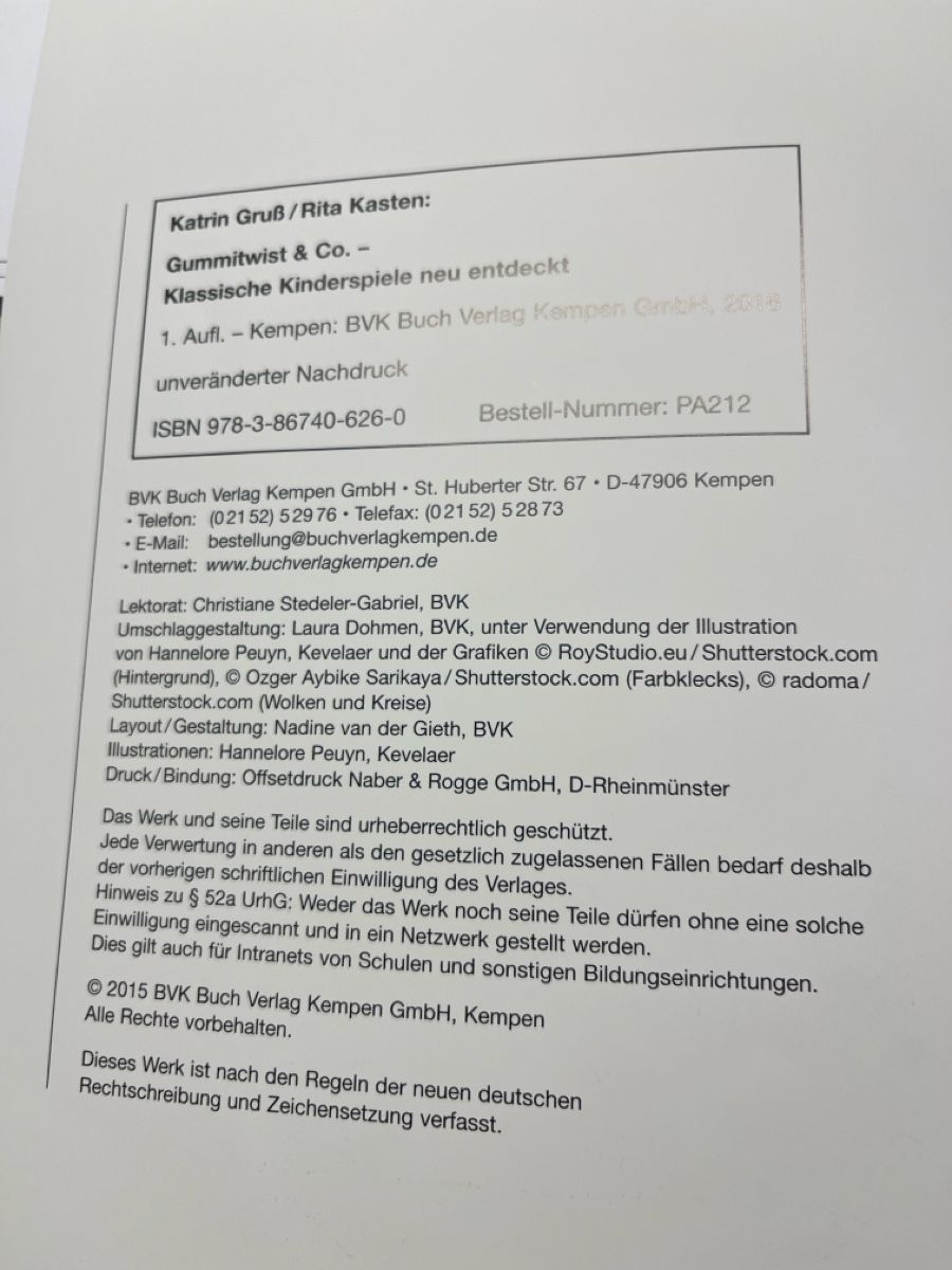 Libri: Lehrmittel Gummitwist & co  – Usato da Andelfingen venduto da estark 2