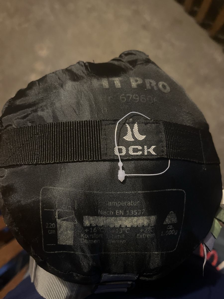 Sacchi a pelo: OCK Schlafsack Pro schwarz 220cm – Usato da Zürich venduto da ste_c9xy