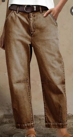 Damen Jeans braun Grösse 42/44, neu