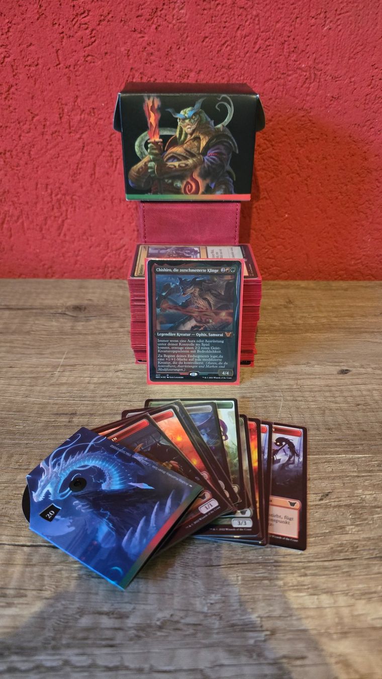 Magic The Gathering Cartes à collectionner: MTG Chishiro, The Shattered Blade Commander Deck – D'occasion à Wahlen b. Laufen par Yvgro