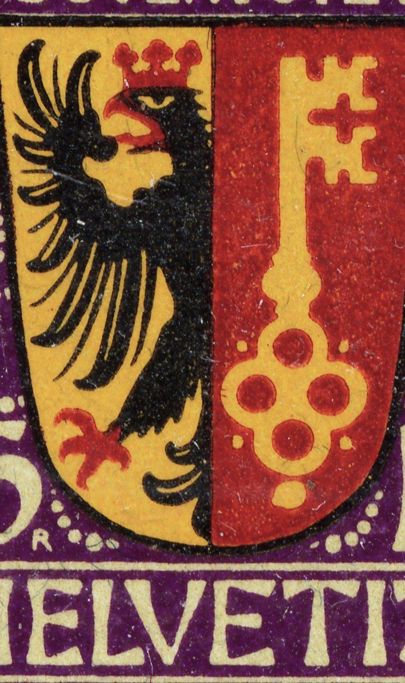 Tutti i francobolli: Pro Juventute Serie 1918 mit Plattenfehler, postfrisch – Usato da Basel venduto da Strubelibs