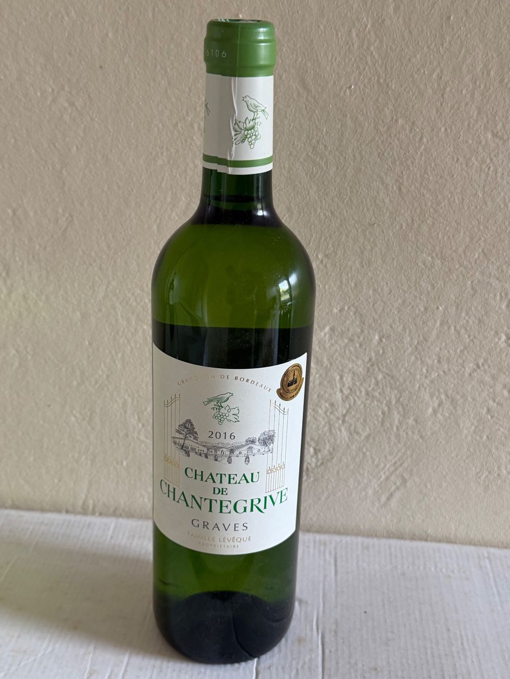 Vino: BORDEAUX BLANC Château de Chantegrive 2016 Graves – Usato da Roche VD venduto da avediscipule