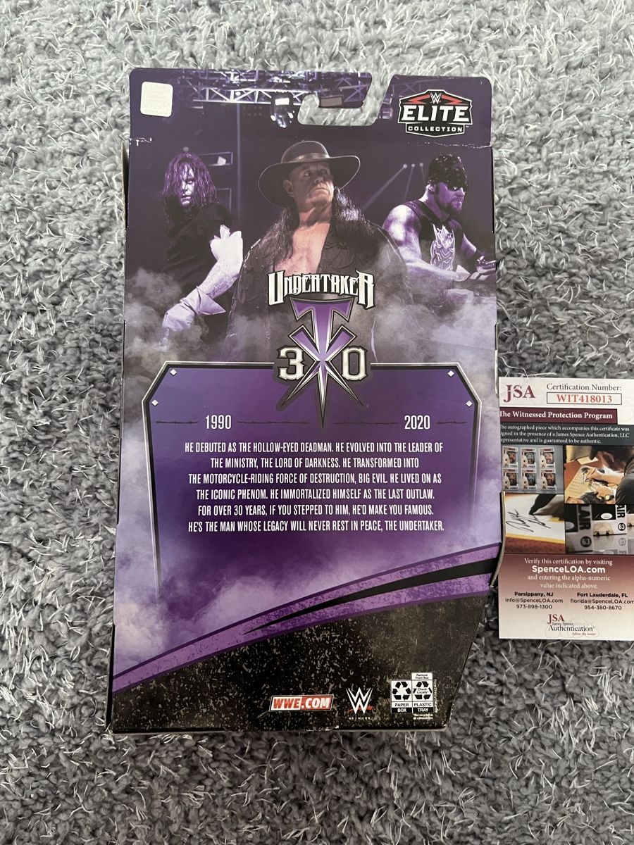 WWE Statuette: WWE Figur The Undertaker Unterschrieben JSA/PSA – Nuovo (secondo la descrizione) da Steinmaur venduto da Florianpoke 5