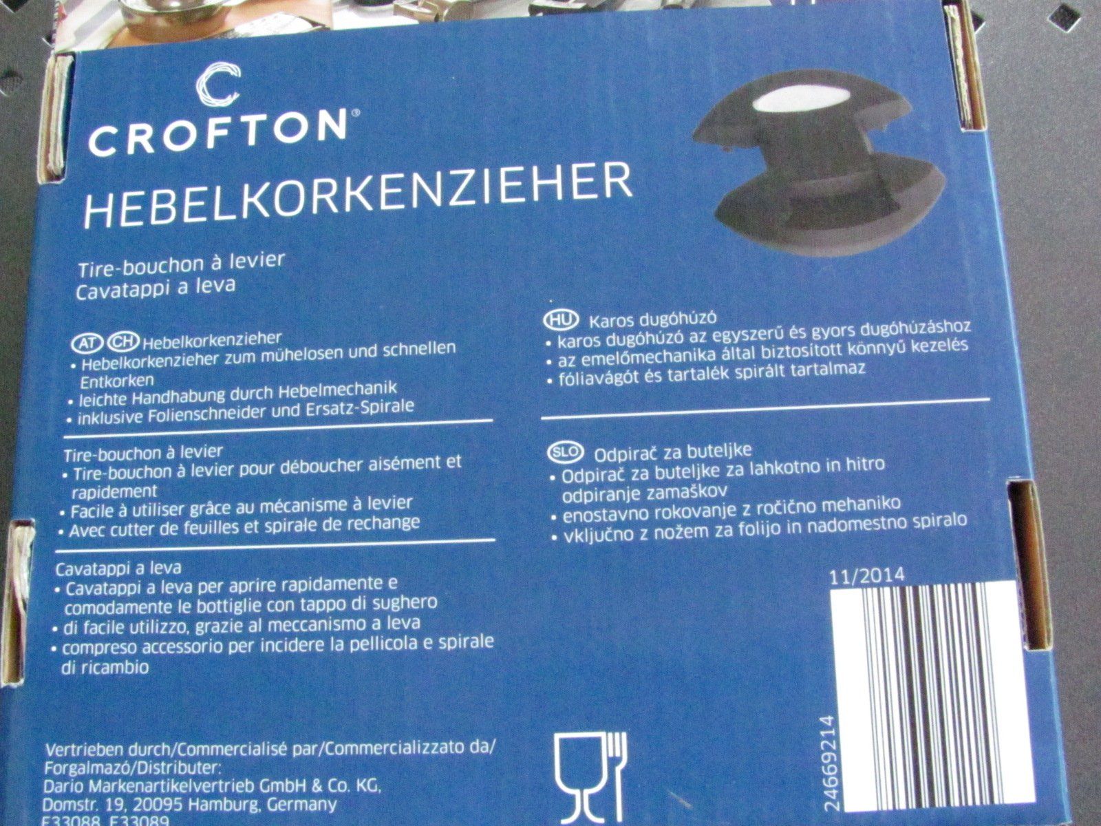 Tire-bouchons & Bouchons: Hebelkorkenzieher – Neuf avec emballage d'origine à Uznach par Bimbolino 3
