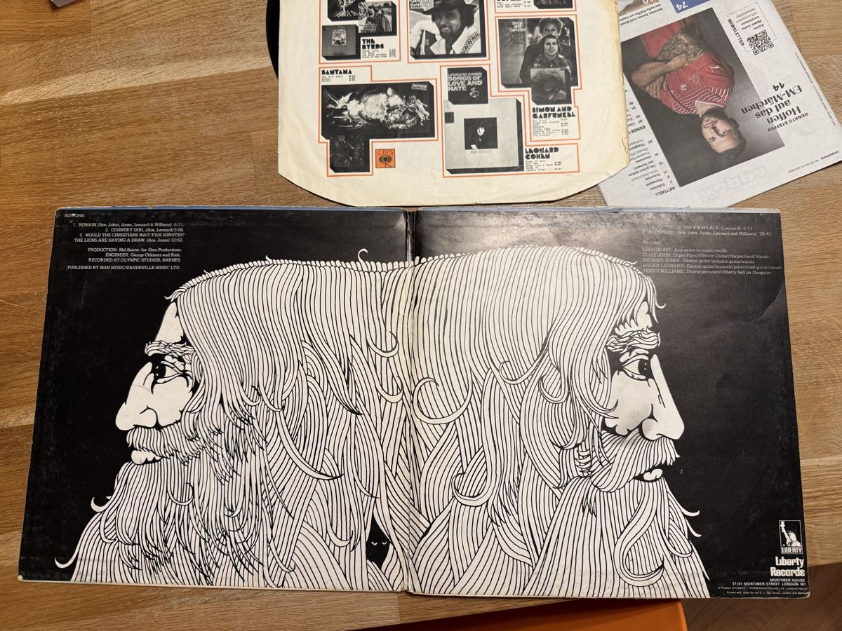 Dischi in vinile: MAN - Man LP - Seltene Vinyl Schallplatte – Usato da Goldach venduto da Messerguru 4
