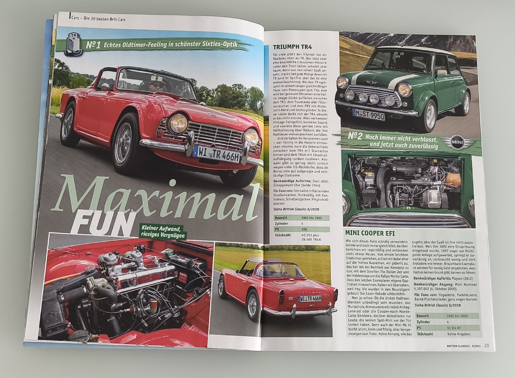 Zeitschriften & Magazine: "British Classics" 4/2020 + "British Classics" 5/2021 – Neu (gemäss Beschreibung) aus Eschenbach SG von ClassicTime_ch 4