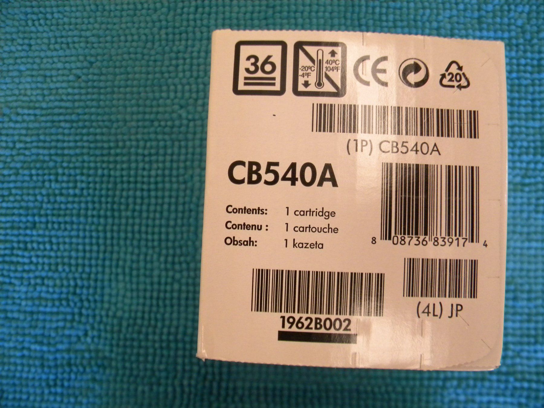Hewlett Packard Druckerpatronen & Toner: CB540A 125A – Neu und originalverpackt aus Bühler von Wini100 2
