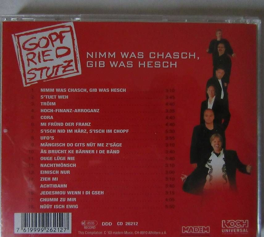 CD: CD " Gopfriedstutz – Usato da Rüdtligen venduto da Carfield04 1