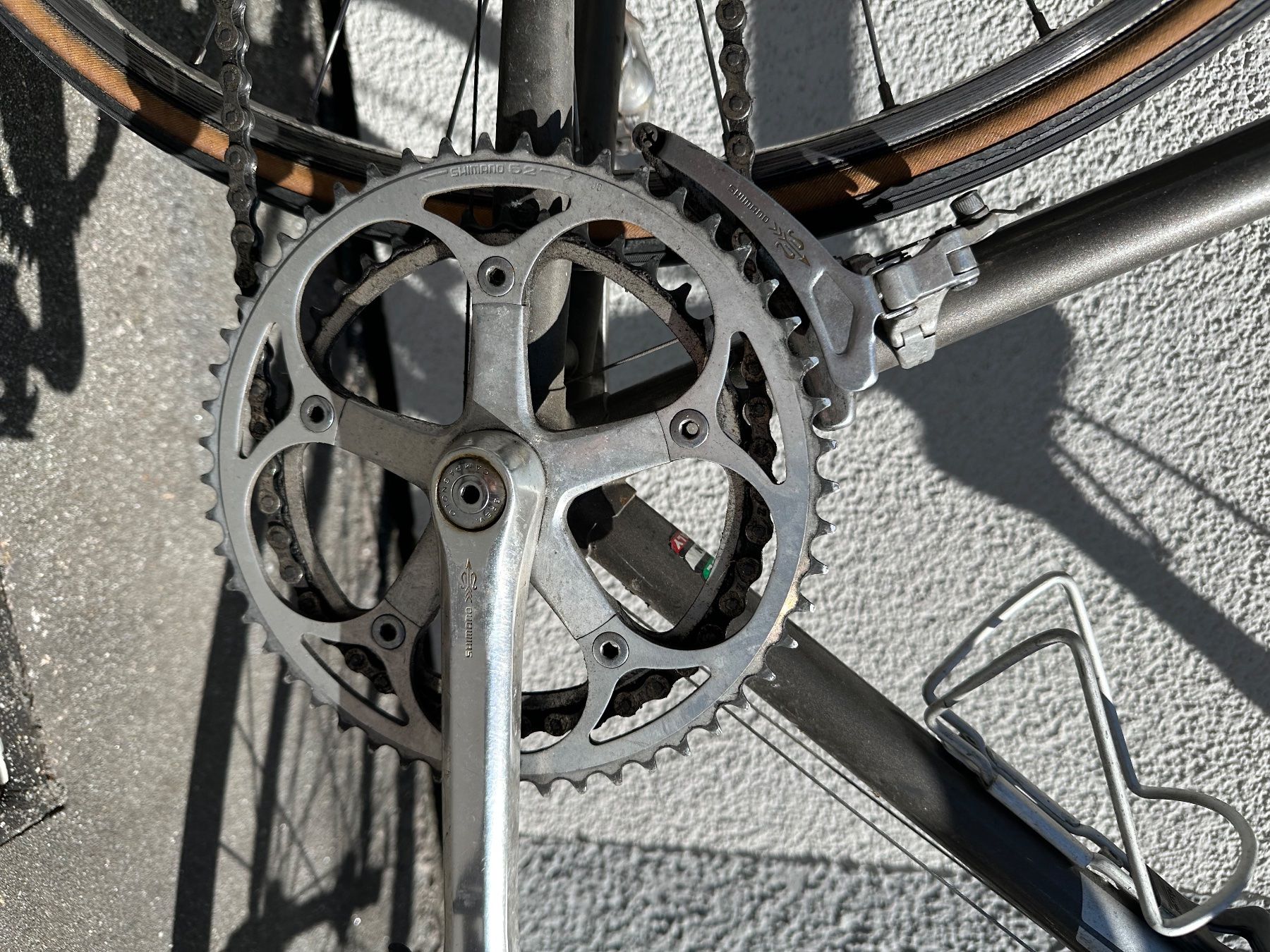 Bianchi Biciclette: Bianchi grau mit Brooks Applikationen – Usato da Winterthur venduto da mar_zsm5 2