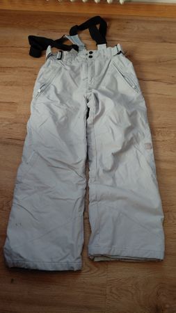 Skihose Decathlon grau Grösse 140 gebrauchter Zustand