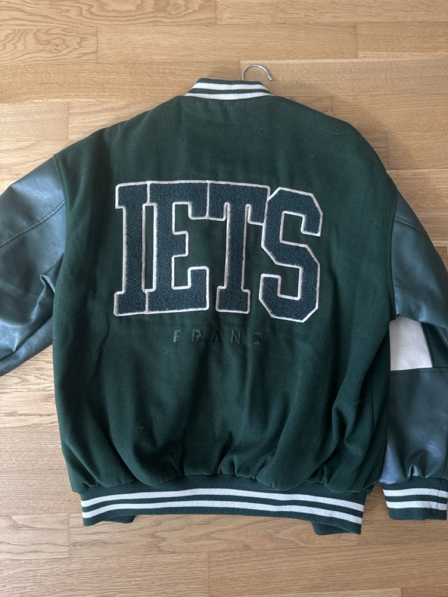 Iets Frans... Vestes: Iets Frans Varsity Jacket green leather sleeves size M – Neuf (Voir description) à Brittnau par iBazuka 4