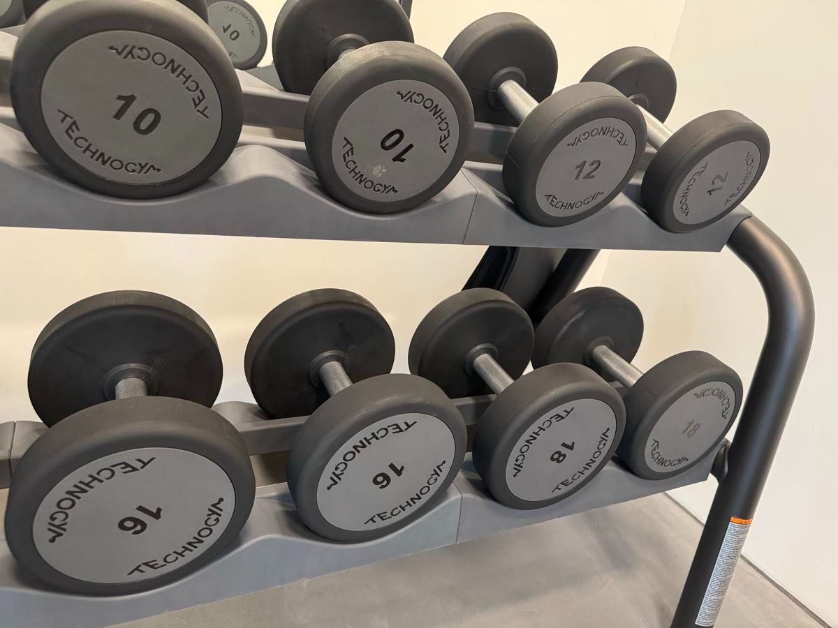 Technogym Manubri & Pesi: Hantelset Technogym 8-18kg mit Rack NEU – Nuovo (secondo la descrizione) da Brig venduto da jausi76 3