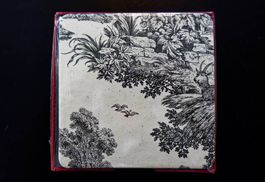 Lot de 8 dessous de verre neufs, style festive toile