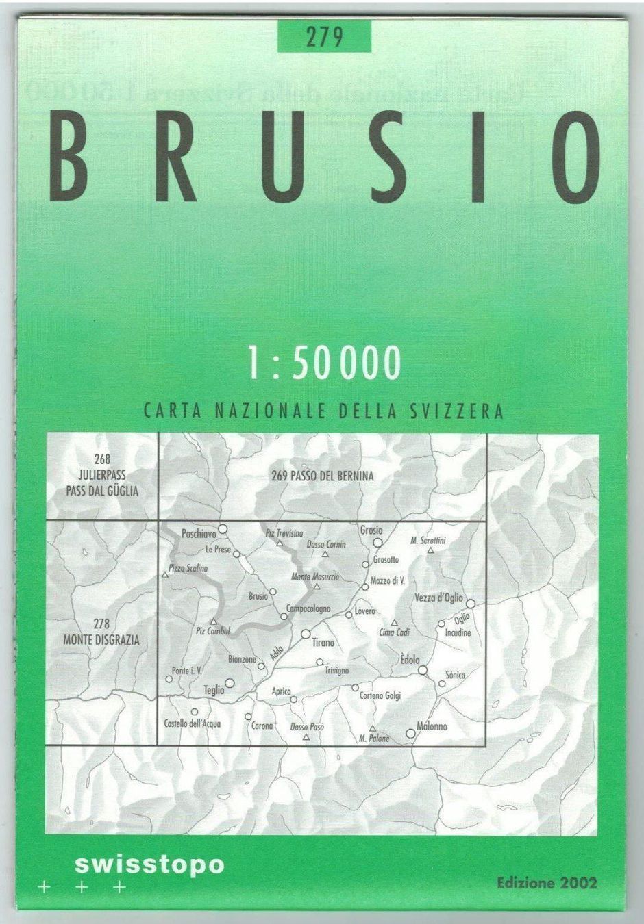 Landkarten & Atlanten: Landkarte Brusio 2002 – Gebraucht aus Zürich von tol_b7c7