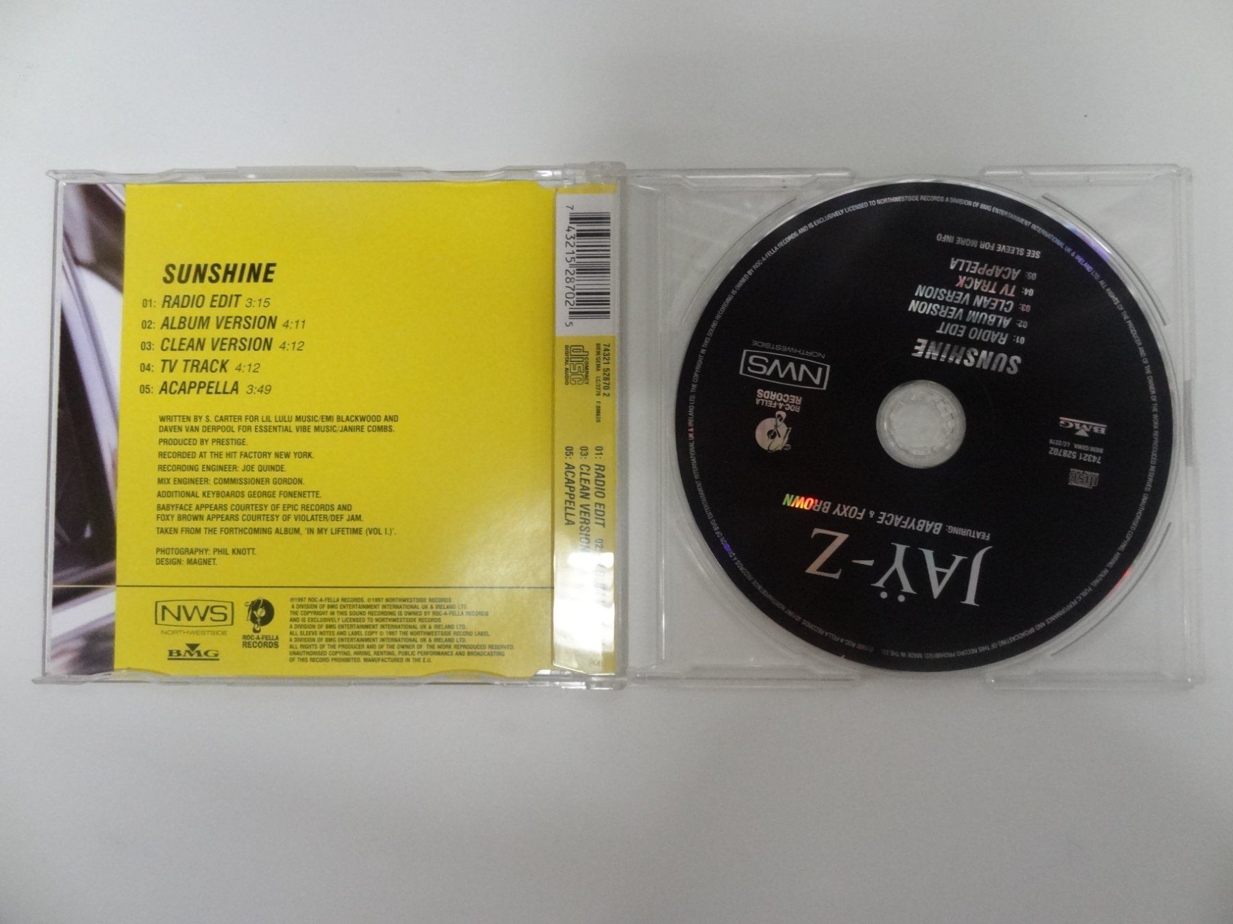 CD: Jay-Z, Sunshine – Usato da luzern venduto da musicandart 1