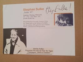 Stephan Sulke - handsigniert