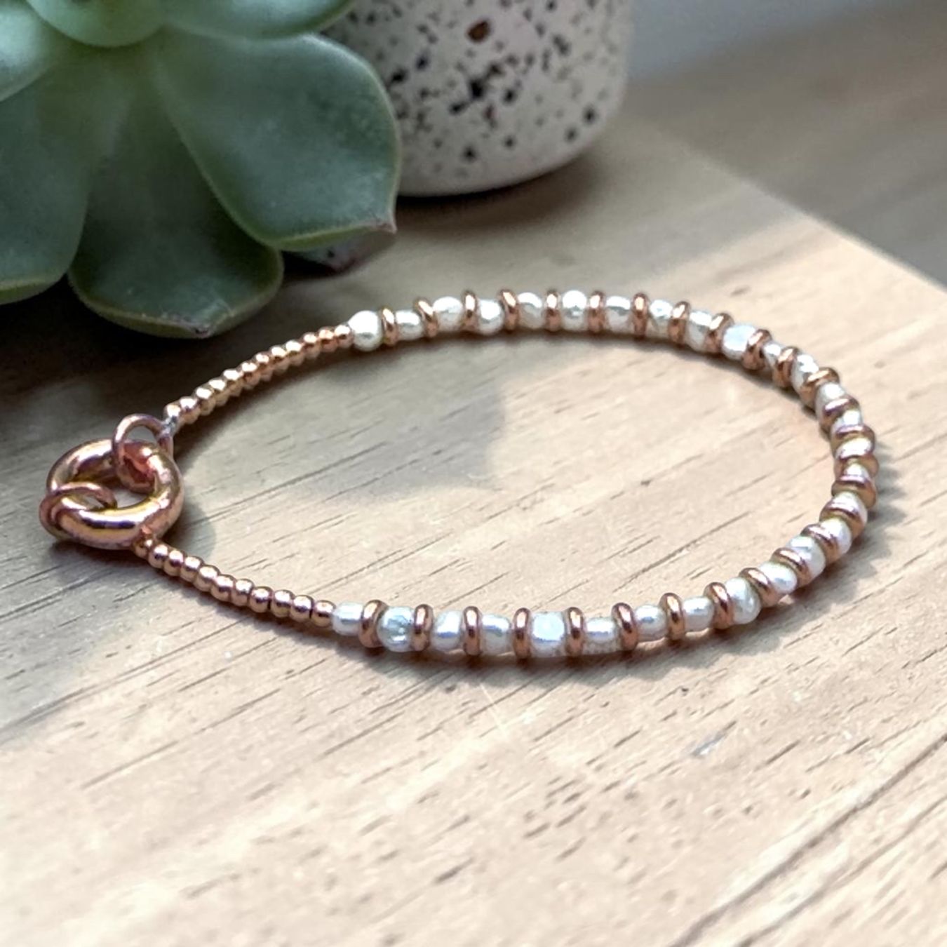 Olga Ribler Bracciali & Braccialetti: Armband mit Süsswasserperlen – Nuovo (secondo la descrizione) da Luzern venduto da MonikaS03 1