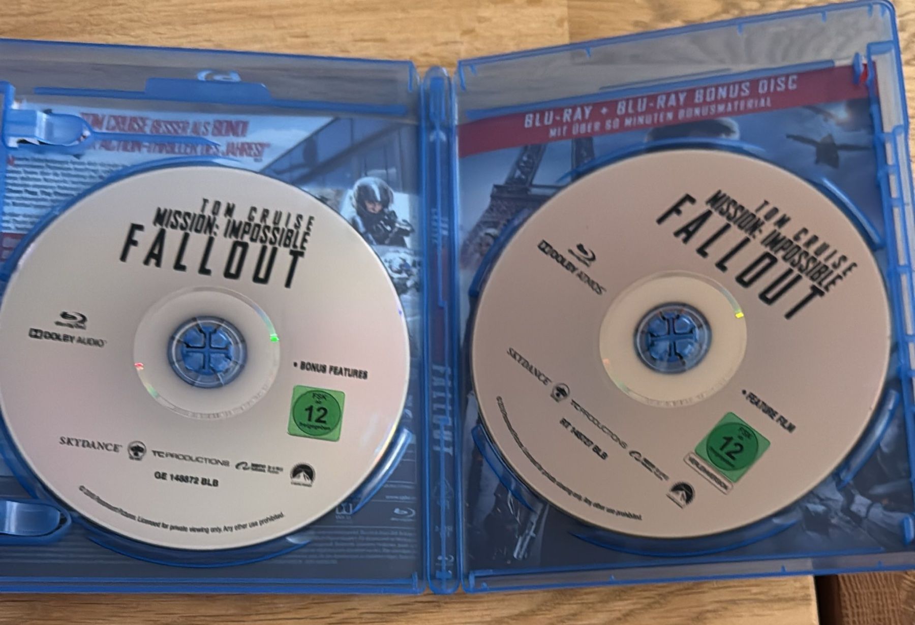 Alle DVDs: MISSION:IMPOSSIBLE FALLOUT BLU-RAY+BLU-RAY BONUS DISC – Gebraucht aus Zürich von freioccasionen 2