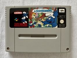 SNES Spiel: Die Schlümpfe - Rarität