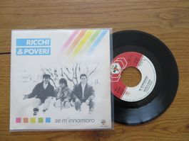 Ricchi e Poveri - Se M'innamoro Single Schallplatte Vinyl