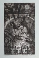 Exlibris Oleg Dergatchov - Original Radierung signiert