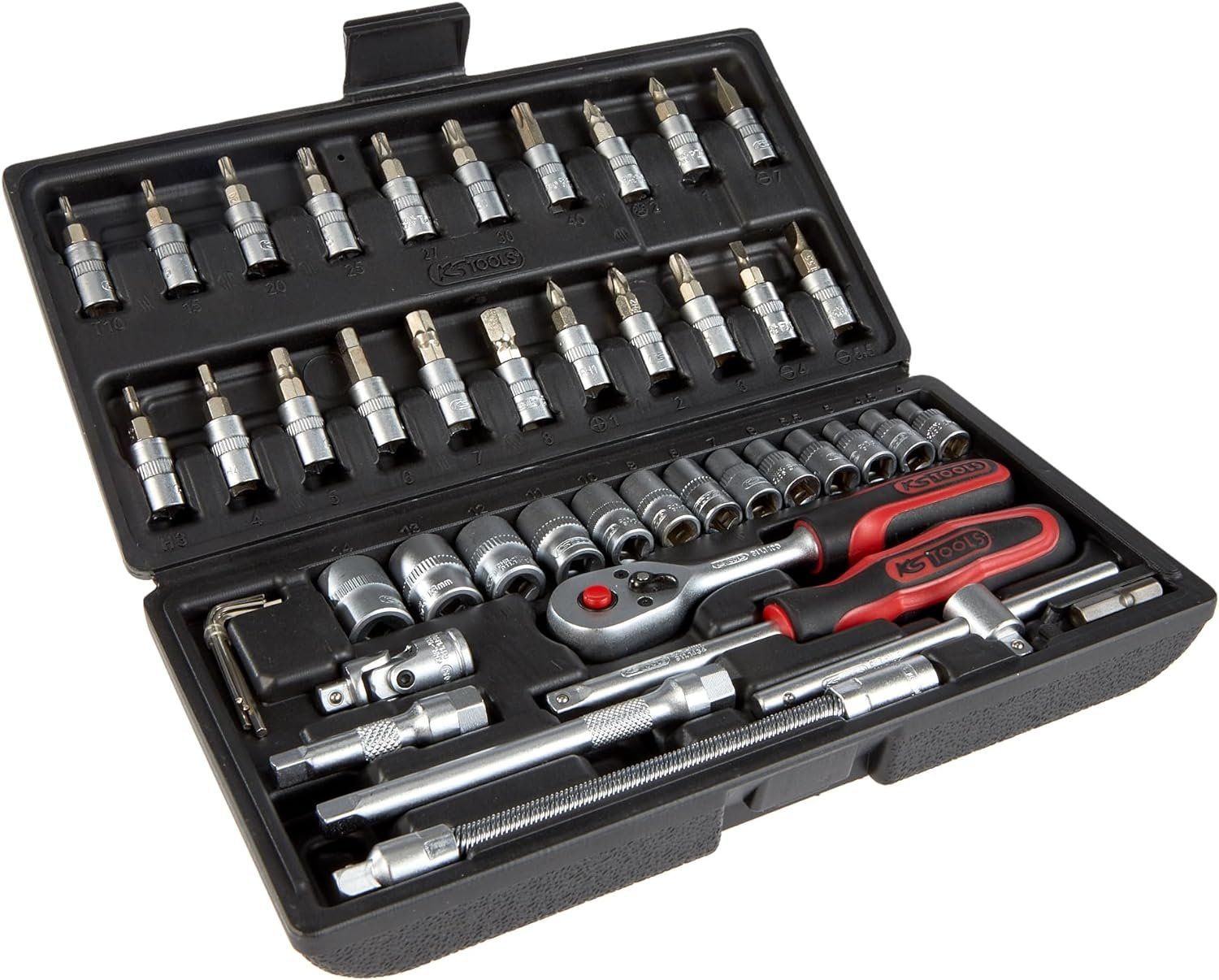 KS Tools Tutti gli attrezzi: 1/4" Steckschlüssel-Satz, 46-tlg – Nuovo e nell'imballaggio originale da Nuglar venduto da SaleRitter