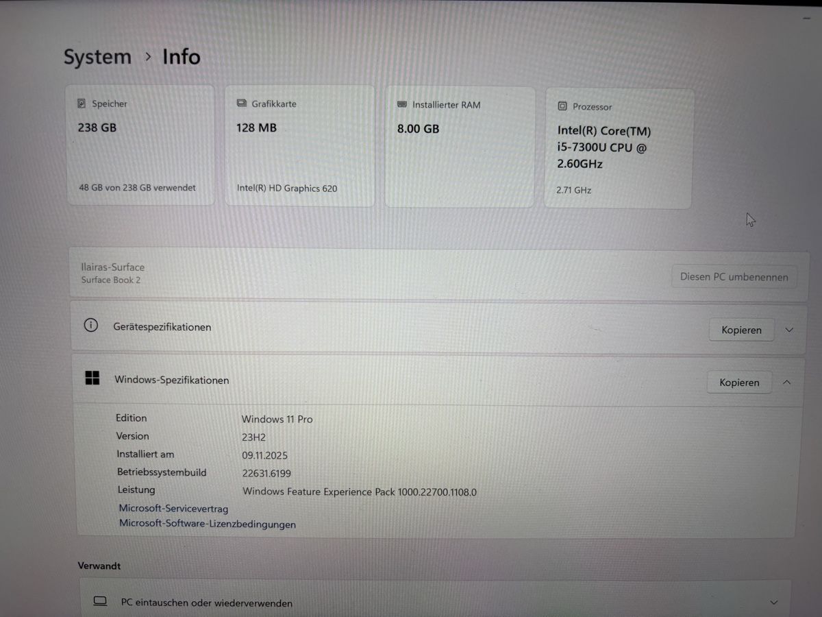 Microsoft Notebook: Microsoft Surface Book 2 – Usato da Wil SG venduto da Ilaria.v 3