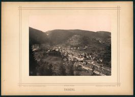 Fotografie Triberg, Panorama-Blick über