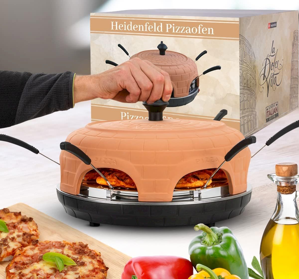 Elettrodomestici da cucina: Heidenfeld Mini-Pizzaofen – Nuovo e nell'imballaggio originale da Bottighofen venduto da zaap