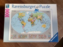 Puzzle Ravensburger 1000 Teile Weltkarte